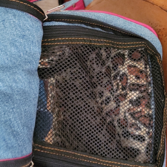 DOGGYDOLLY USA DENIM JEANS (LEVIS) PET CARRIER - Picture 5 of 16